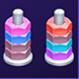 Nuts and Bolts Sort Game - Engage and Relax